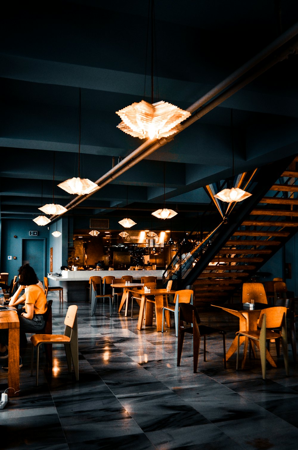 The dining room
