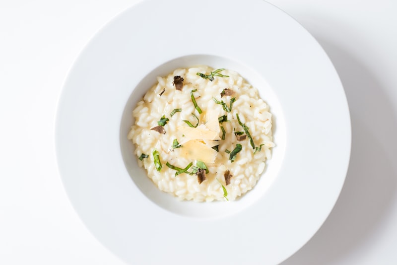 Creamy parmesan risotto